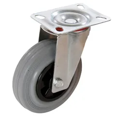 Gumové kolečko 100mm, 70kg otočné