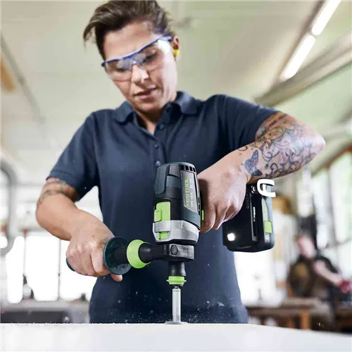Festool Akumulátorový příklepový vrtací šroubovák TPC 18/4 I-Basic-Set QUADRIVE