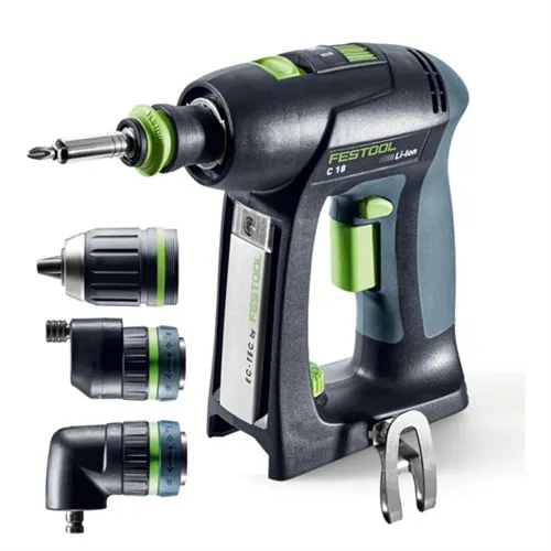 Festool Akumulátorový vrtací šroubovák C 18 Basic-Set