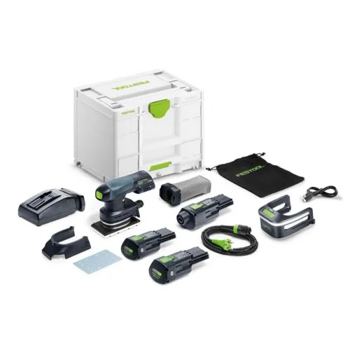 Festool Akumulátorová vibrační bruska RTSC 400 3,0 I-Set