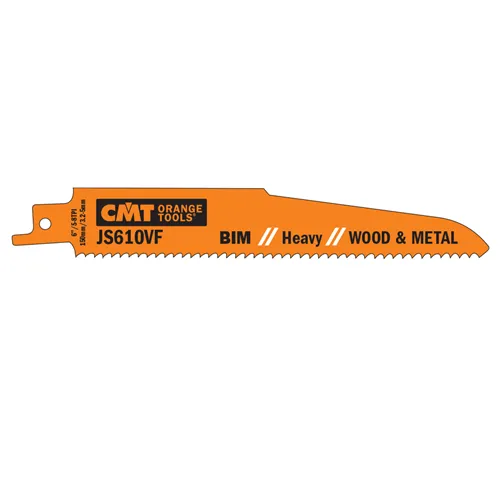 CMT Pilový plátek do pily ocasky BIM Heavy Wood-Metal 610 VF - L150, I130, TPI5-8 (bal 5ks)