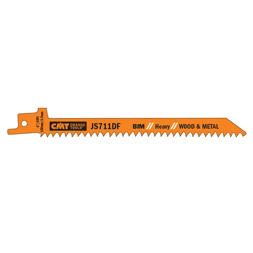 CMT Pilový plátek do pily ocasky BIM Heavy Wood-Metal 711 DF - L150, I130, TPI6 (bal 5ks)