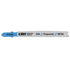 CMT Pilový plátek do kmitací pily HSS Progressive Metal 123 X - L100 I75 TS1,2-2,6 (bal 5ks)