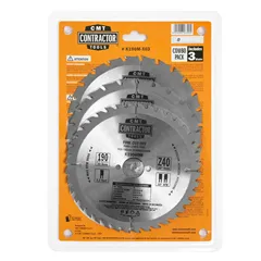 CMT Sada Contractor Pilových kotoučů na dřevo - D190x2,2 d30 Z24+Z40 HW, 3ks