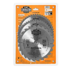 CMT Sada Contractor Pilových kotoučů na dřevo - D216x2,4 d30 Z24+Z48 HW, 3ks
