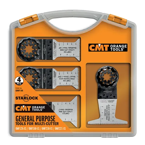 CMT Starlock Sada pro multifunkční nářadí, 4 ks