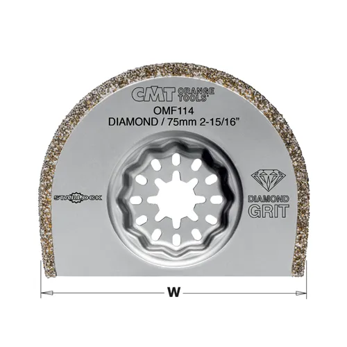CMT Starlock Diamantový pilový list na cihlu a beton - 75 mm, Long Life