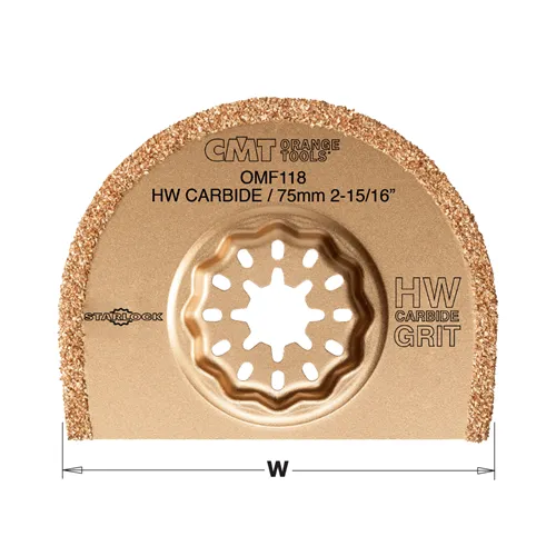 CMT Starlock Pilový list na cihlu a beton - 75 mm, Carbide Grit