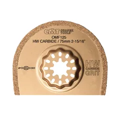 CMT Starlock Pilový list na cihlu a beton - 75 mm, Carbide Grit, tenký