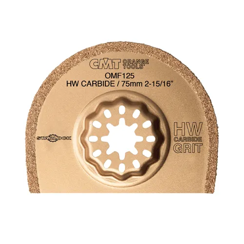 CMT Starlock Pilový list na cihlu a beton - 75 mm, Carbide Grit, tenký
