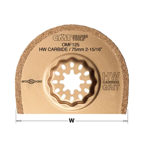 CMT Starlock Pilový list na cihlu a beton - 75 mm, Carbide Grit, tenký