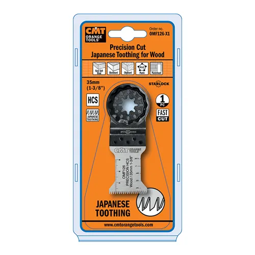 CMT Starlock Ponorný pilový list na dřevo - 35 mm, HCS, japonské ostří