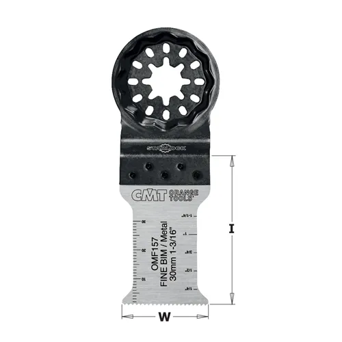 CMT Starlock Ponorný pilový list na kov - 30 mm, BIM, s jemným řezem