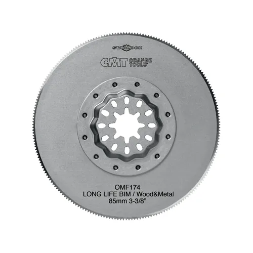 CMT Starlock Ponorný pilový list na dřevo a kov - 85 mm, BIM, Long Life