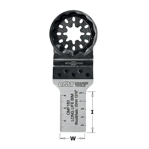 CMT Starlock Ponorný pilový list na dřevo a kov - 20 mm, BIM, Long Life
