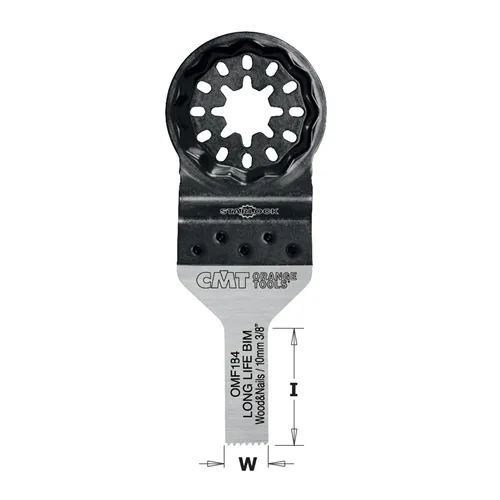 CMT Starlock Ponorný pilový list na dřevo a kov - 10 mm, BIM, Long Life, 5ks