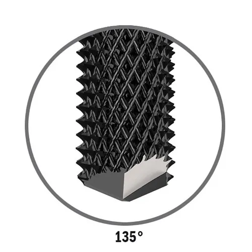 CMT 151 CHROME Fréza na kompozity se závrtným čelem 135° - D6x19 L60 S=6 HWM