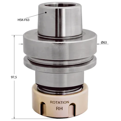 IGM Upínací hlava HSK F63 ER32 - pro CNC P&L