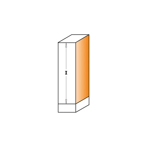 IGM Ořezávací spirálová fréza HWM - negativní D12,7x50,8 L114 S=12