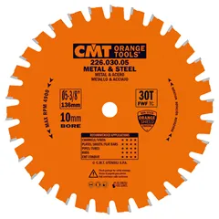 CMT Industrial Pilový kotouč na železo - D136x1,5 d10 Z30 HW
