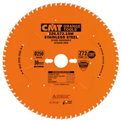 CMT Industrial Pilový kotouč na nerez ocel - D250x2,2 d30 Z72 HW