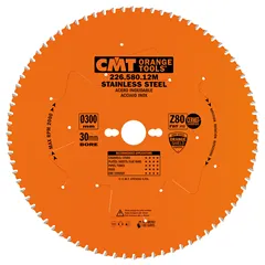 CMT Industrial Pilový kotouč na nerez ocel - D300x2,2 d30 Z80 HW