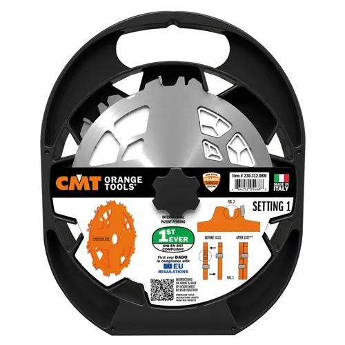 CMT Sada drážkovacích kotoučů DADO PRO - D203x6,2-20 d15,87 Z12 HW