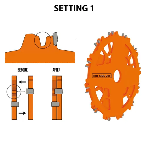 CMT Sada drážkovacích kotoučů DADO PRO - D203x6,2-20 d30 Z12 HW