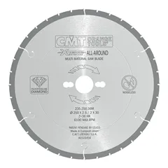 CMT XTreme Diamantový univerzální pilový kotouč - D160x2,2 d20 Z20