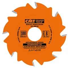 CMT Industrial Kotouč lamelovací pro lamelové spoje - D100x3,96 d22 Z8 HW rovný zub