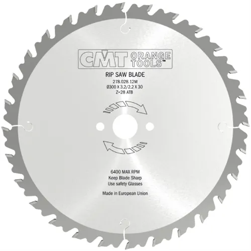 CMT Chrome Shield Rozmítací kotouč s omezovačem třísky - D300x3,2 d30 Z28 HW