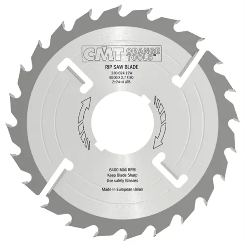 CMT Industrial Rozmítací kotouč s vyklizovacím zubem, tenký - D180x2,5 d40 Z21+3 MEC HW