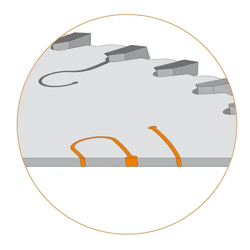 CMT Orange Chrome Pilový kotouč na lamino, DTD a MDF - D300x3,2 d30 Z96 HW
