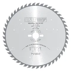 CMT Chrome Shield Pilový kotouč pro finální příčné řezy - D250x3,2 d30 Z60 HW Odhlučněný