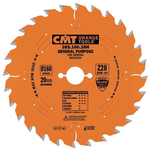 CMT Industrial Pilový kotouč pro finální příčné řezy - D260x2,5 d30 Z60 HW -5°Neg