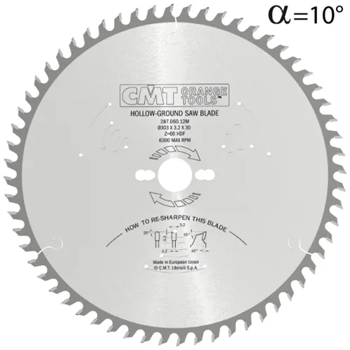 CMT XTreme Pilový kotouč na lamino bez předřezu, neg. úhel - D220x3,2 d30 Z42 HW