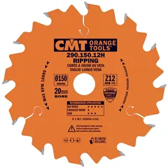 CMT Industrial Pilový kotouč pro podélné řezy - D160x20 Z12 HW