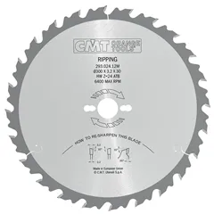 CMT XTreme Pilový kotouč pro podélné řezy - D300x3,2 d30 Z24 HW