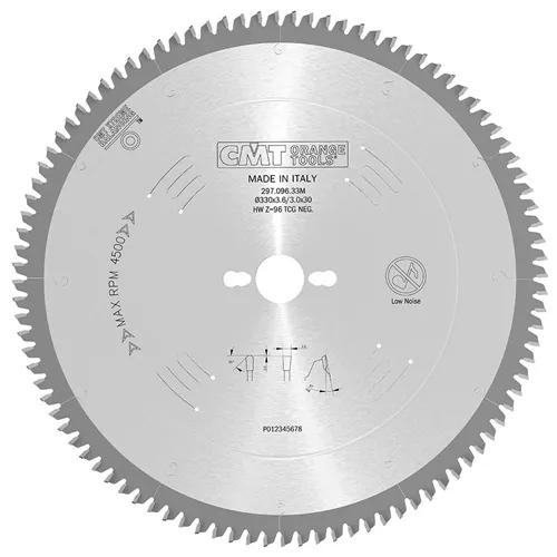 CMT XTreme Pilový kotouč na lamino, plast a neželezné kovy - D330x3,2 d30 Z96 HW Odhlučněný