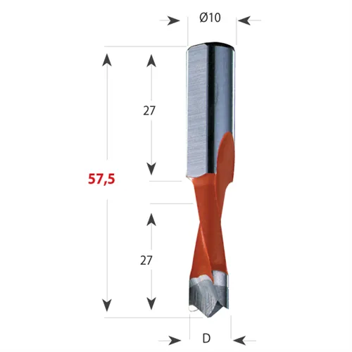CMT 310 XTreme Vrták kolíkovací neprůchozí HW - D5x27 S=10x27 L57,5 P