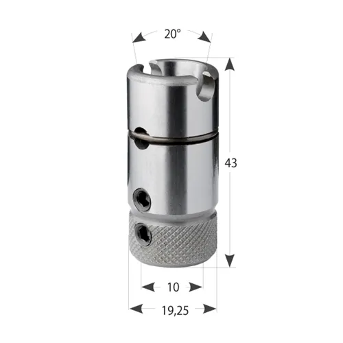 CMT Rychloupínací pouzdro 360 Morbidelli pro vrták S10, D19,25x43 20° P-L