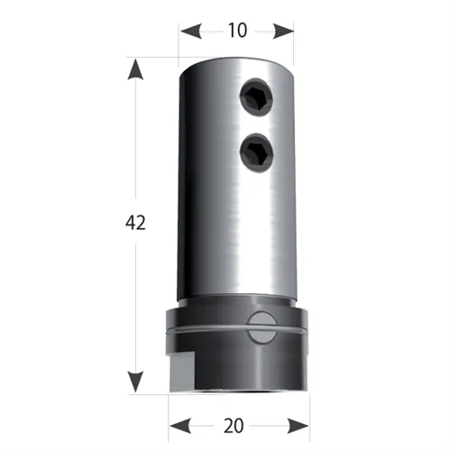 CMT Rychloupínací pouzdro 360 Weeke pro vrták S10, D20x42 P-L