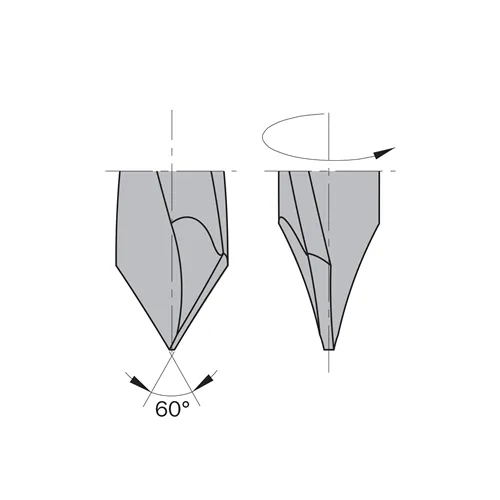 CMT 378 Vrták kolíkovací průchozí se záhlubníkem HW - D10x35 D2=16 S=10x20 L