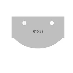 CMT 615 Profilový HW nůž B3 pro frézu
