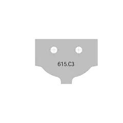 CMT 615 Profilový HW nůž C3 pro frézu
