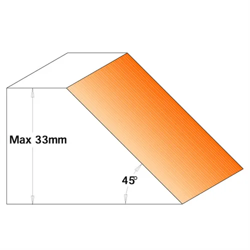 CMT 694 Úhlová fréza 45° MAN - D150 d30 Z2 ALU