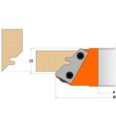 CMT 695 Nůž pro 694.011 - pár žiletek 43x23x2mm