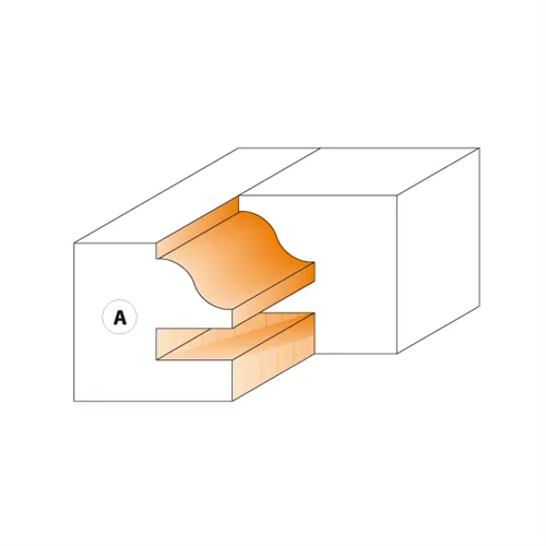 CMT 695 Nůž pro 694.014 - pár žiletek profil A 40x24,5x2mm