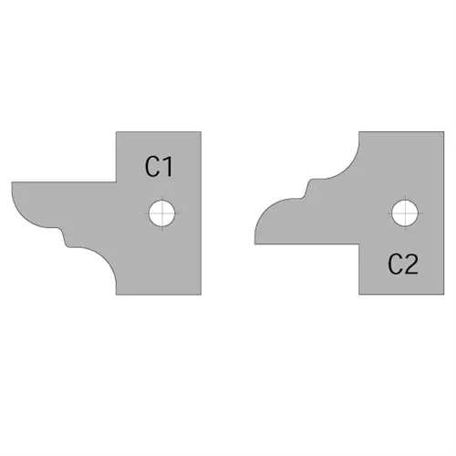 CMT 695 Nůž pro 694.015 - pár žiletek C1 25x29,8x2mm