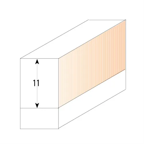 CMT Ořezávací diamantová fréza - D12,7x11 B12,7 S=8 PKD